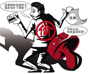 那些行为会构成盗窃罪