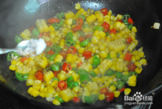 青辣椒炒玉米