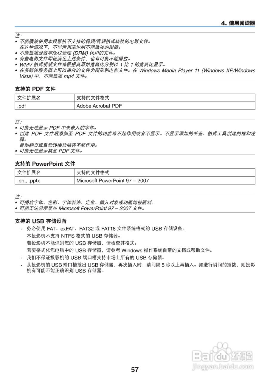 日电NP-PA550W+投影机说明书:[7]