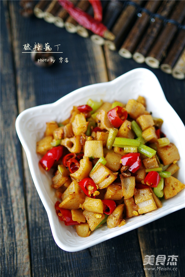 酸辣藕丁的做法