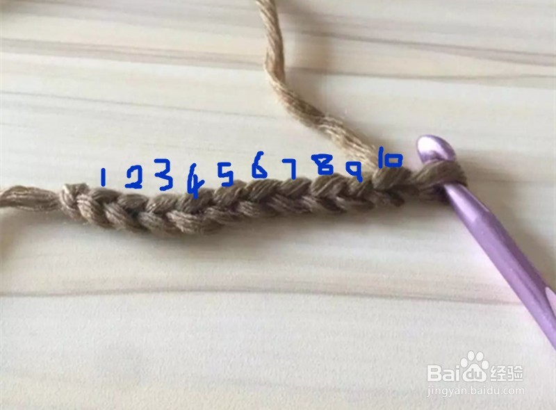 钩针编织基础针法:中长针