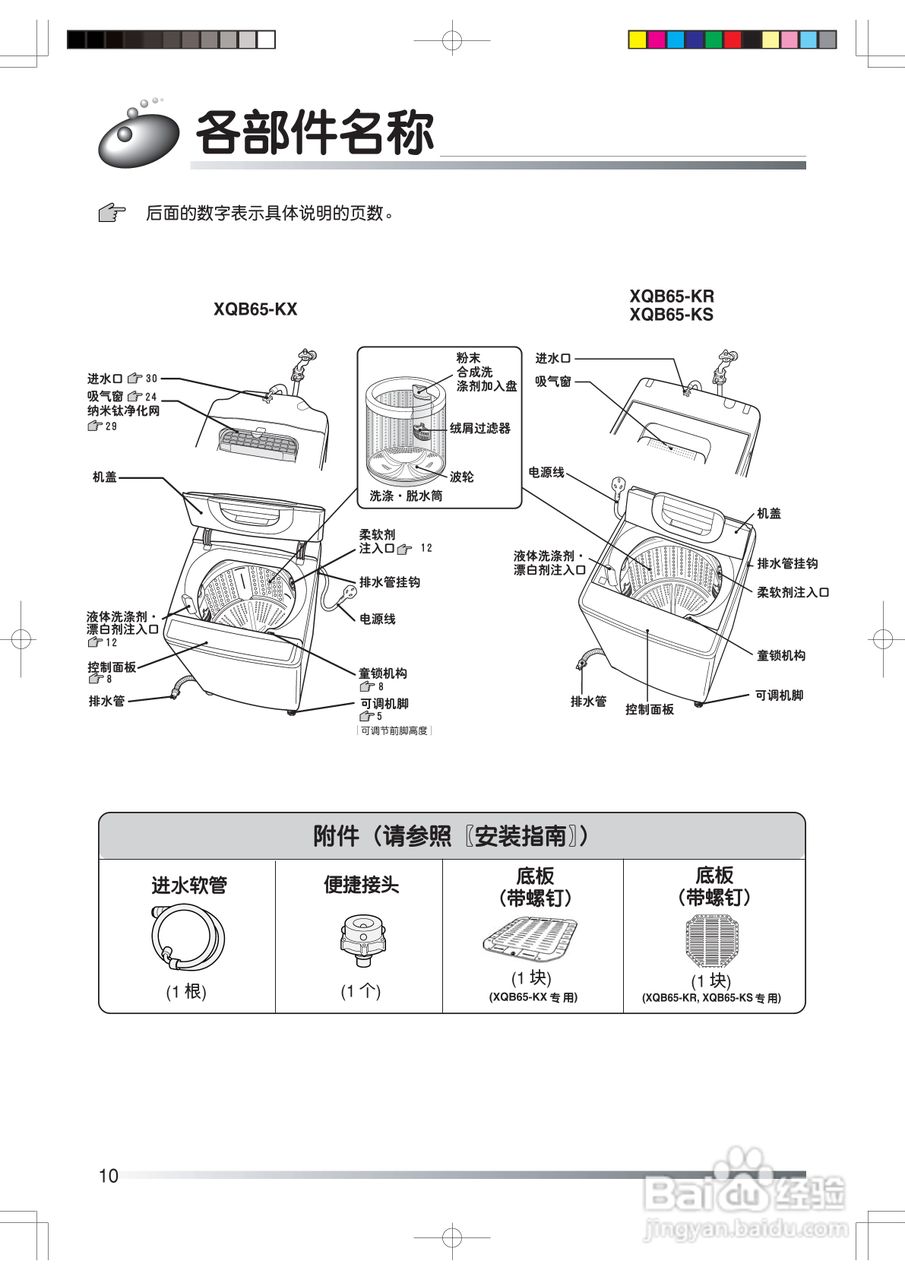 日立XQB65-KX洗衣机使用说明书:[1]