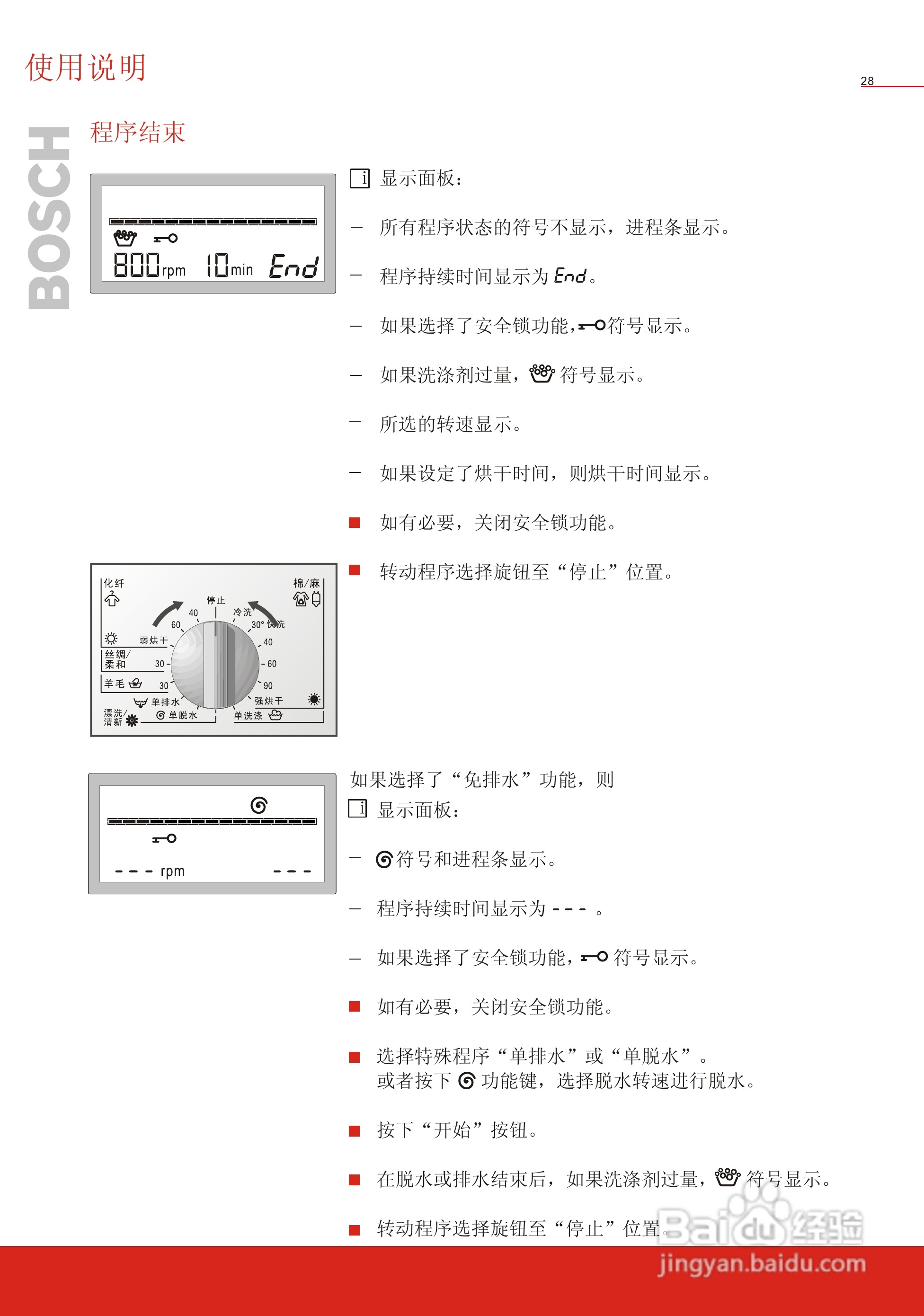 博世WVT52050洗衣机使用说明书:[3]