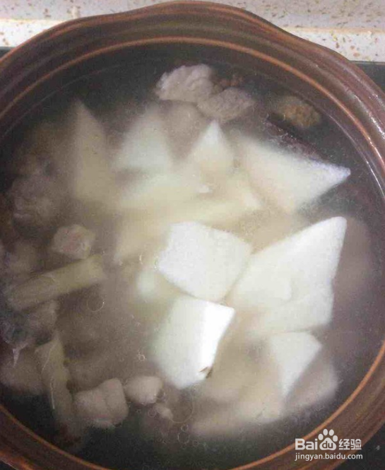 羊肉山药汤的做法