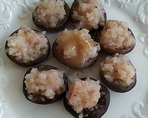 虾仁酿香菇的做法