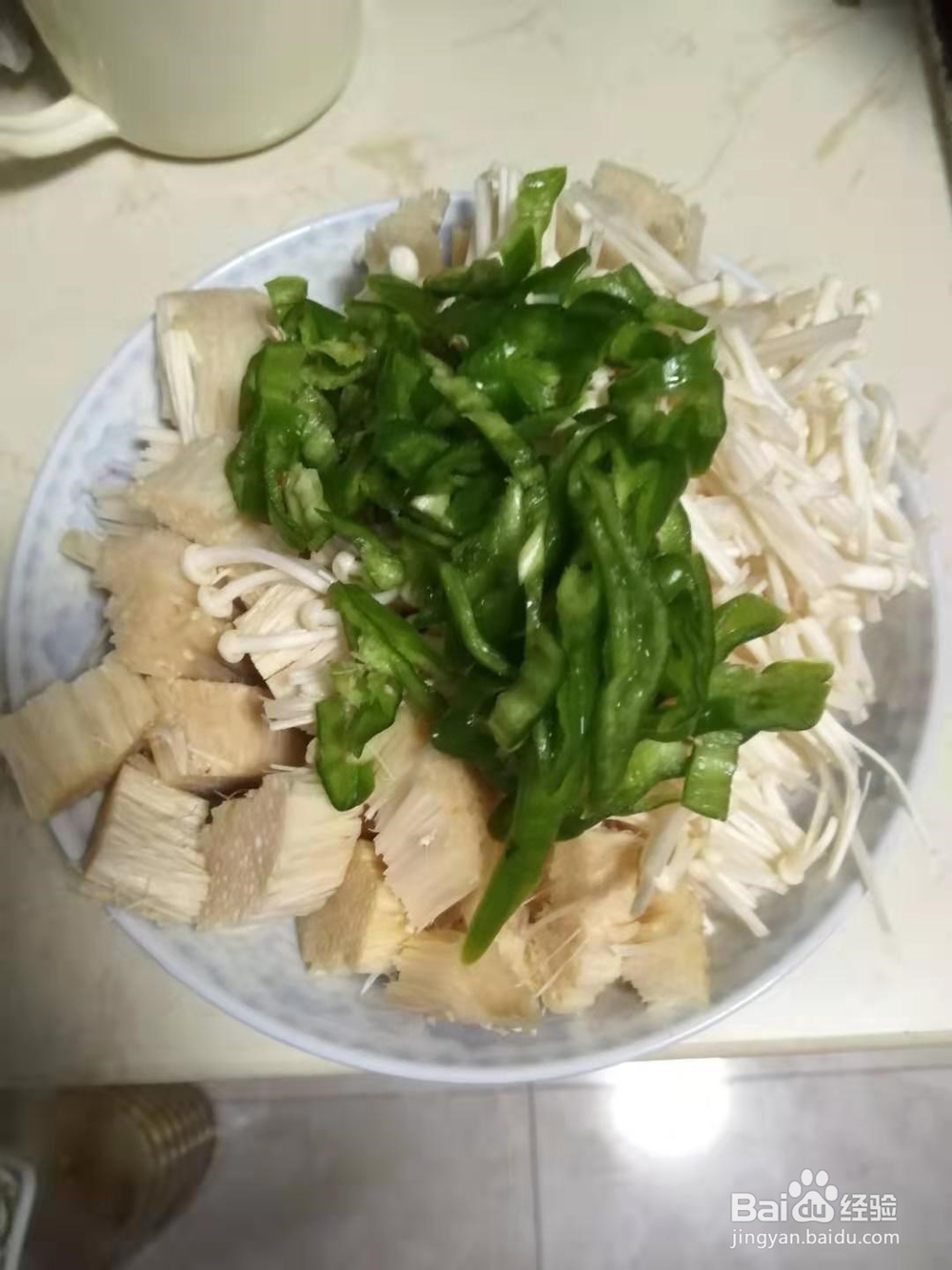 金针菇炒鸡蛋详细做法