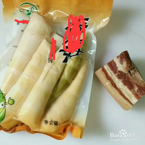 家常菜竹笋炒腊肉