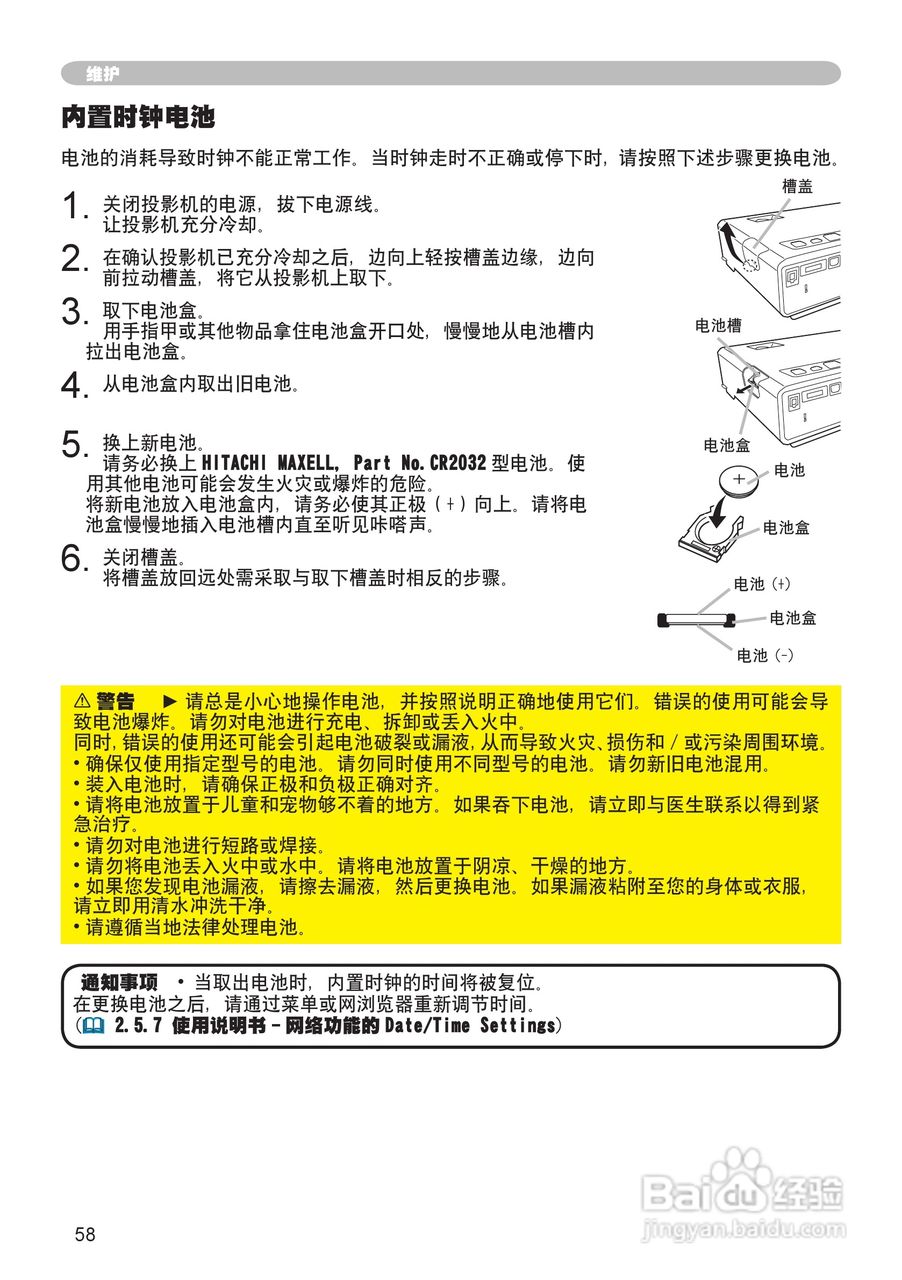 日立 CPX2投影机说明书:[6]