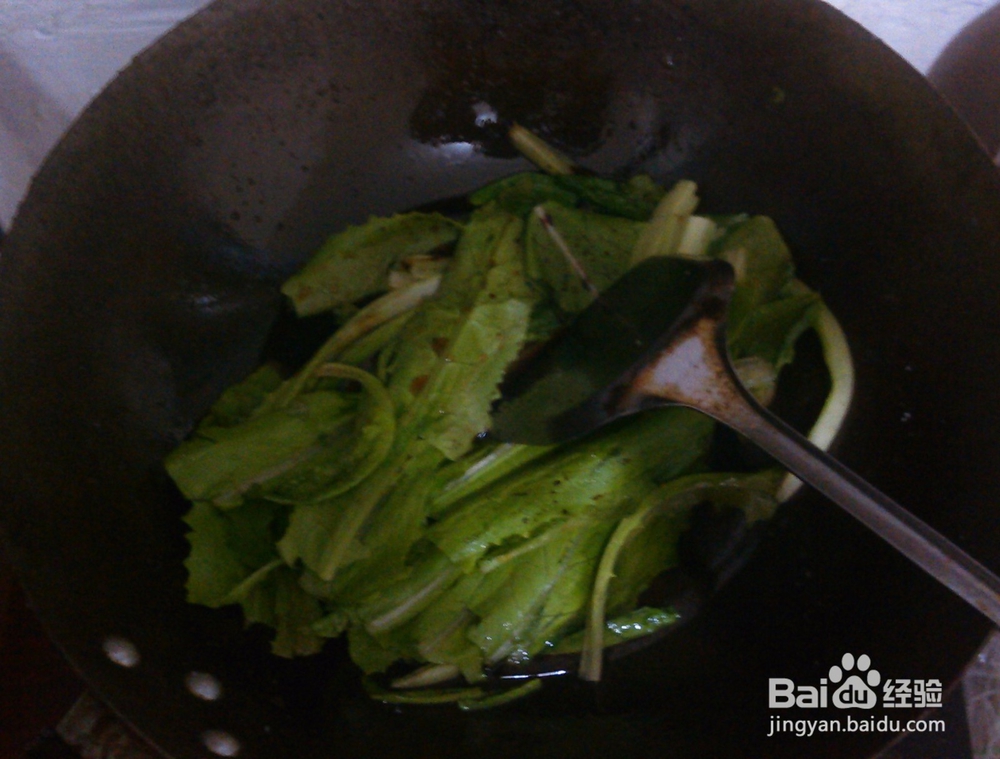 如何素炒油麦