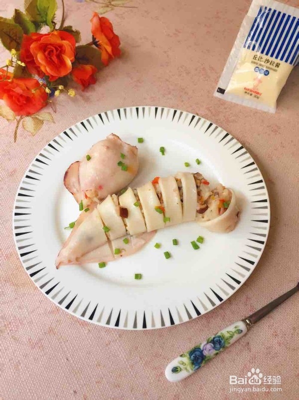 鱿鱼包饭丘比沙拉酱的做法