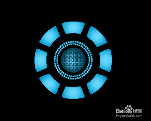 AutoCAD趣味图《钢铁侠能量环》的画法