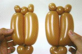 魔法气球造型系列之气球卡通狐狸(下)