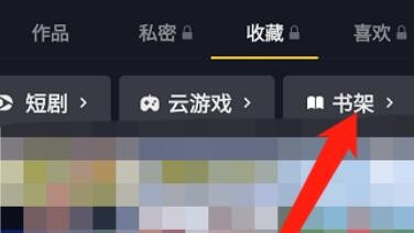 抖音极速版书架入口在哪里？