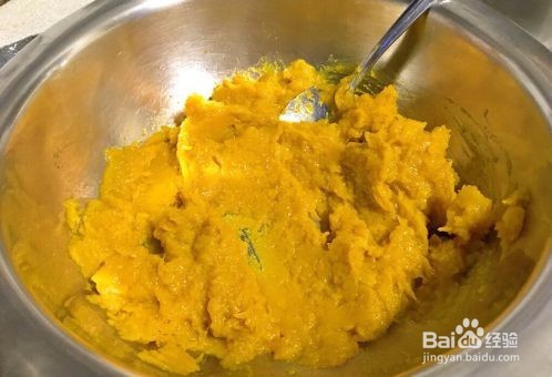 做饼之南瓜糯米芝士饼家常做法教程