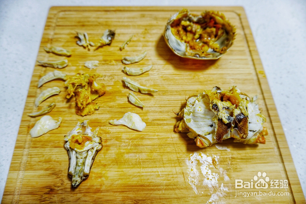 吃光光的时蟹肉饭蟹教程