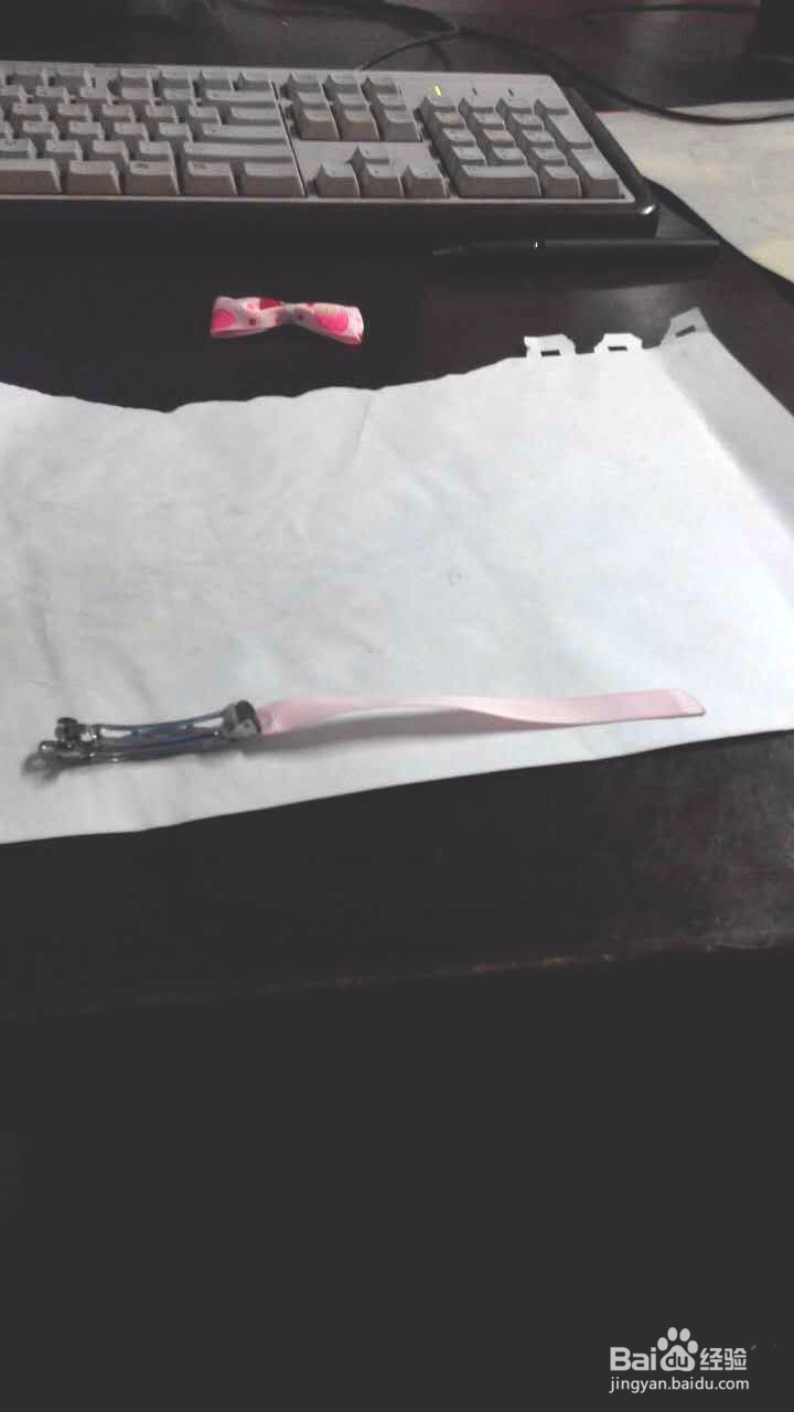 儿童头饰蝴蝶结手工diy