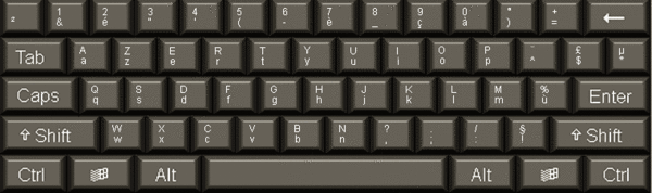 谁知道法语键盘如何打出字符“@”呀