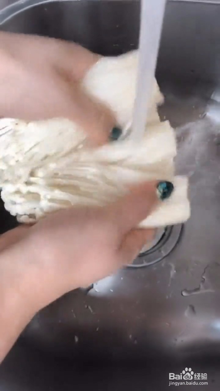 如何制作火腿肠金针菇