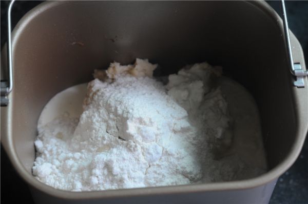 红豆栗子千层包