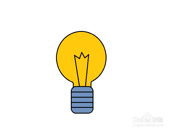 灯泡的创意画法图片