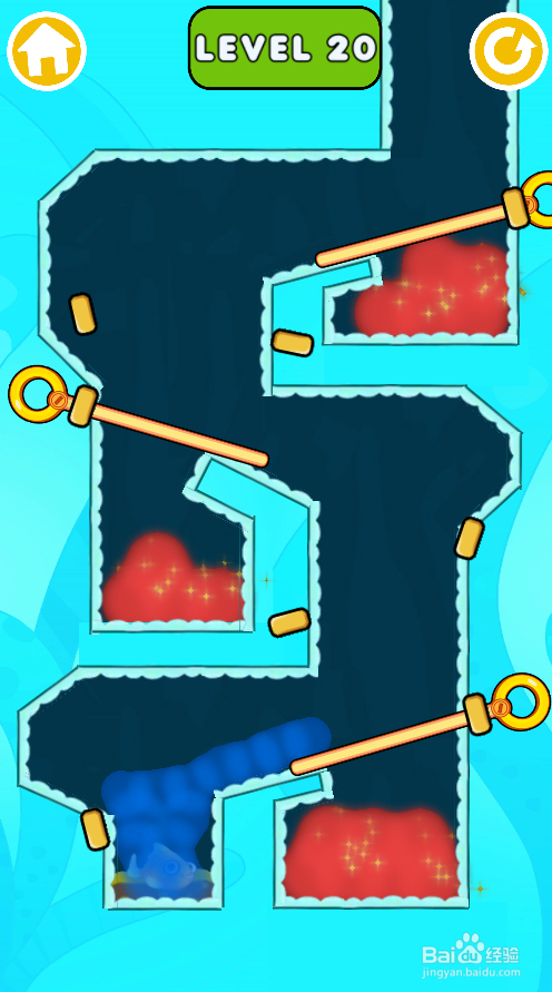 Fish Rescue Pull The Pin的Level 20怎样过关