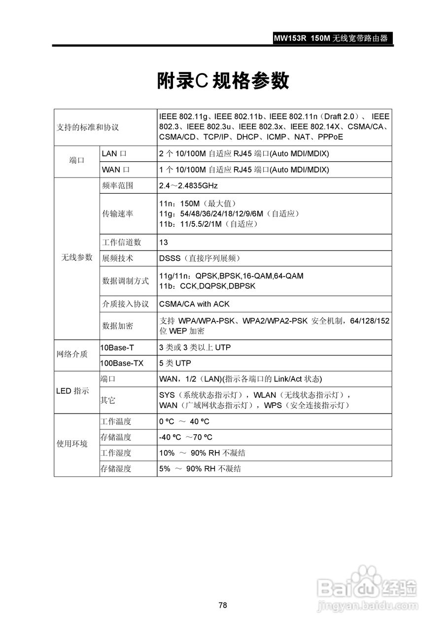 水星MW153R无线宽带路由器说明书:[9]