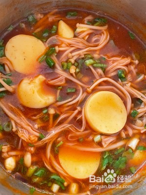金针菇日本豆腐的做法