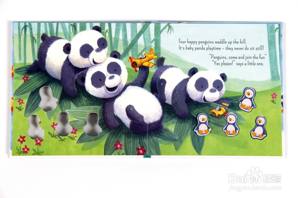 Ten little ones 10小只数字洞洞书英文原版绘本