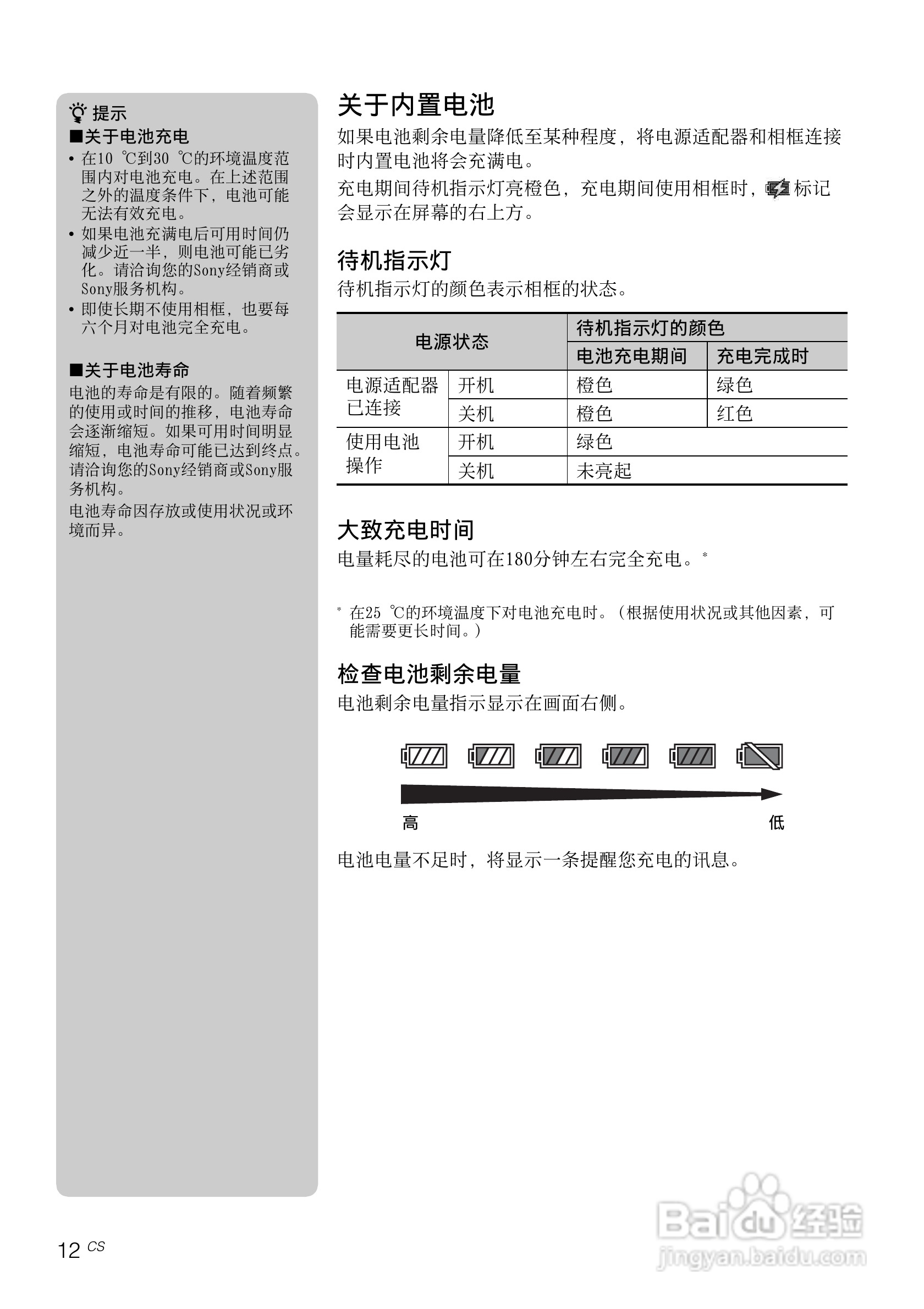 索尼DPF-D830数码相框使用说明书:[2]