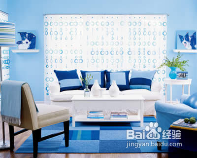 3种设计方法让炎夏客厅清凉变身