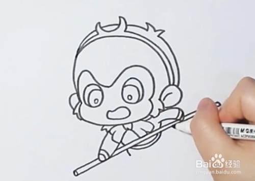 猴王出世怎么画