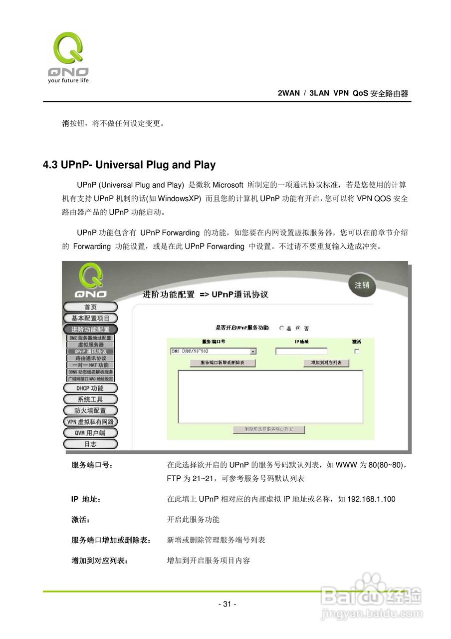 侠诺QVM110路由器使用说明书:[4]