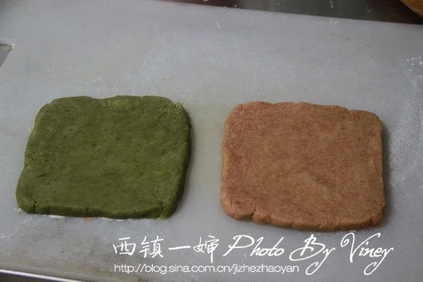 三色马赛克饼干