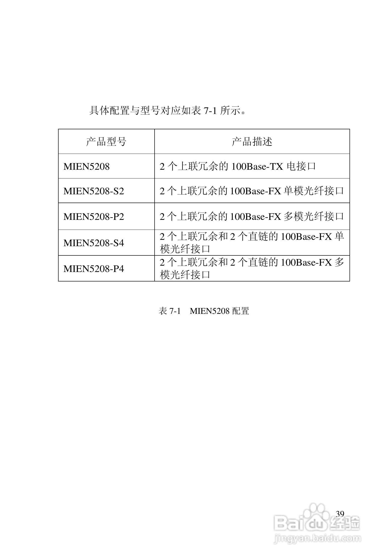 迈威网管冗余型MIEN5208工业以太网交换机用户手册:[4]