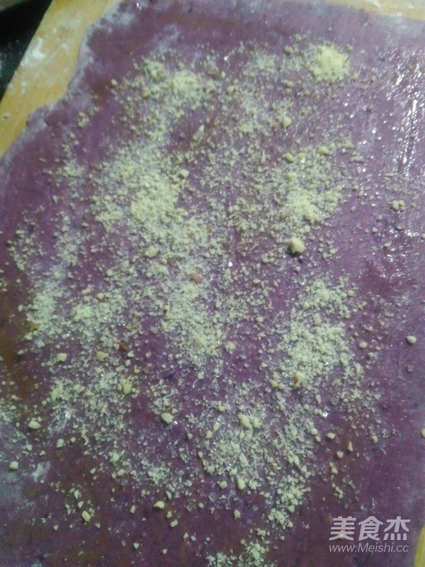 紫薯花生酥的做法