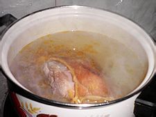 【2011菜展】年菜之五脆皮清香的-----香油白斩大公鸡