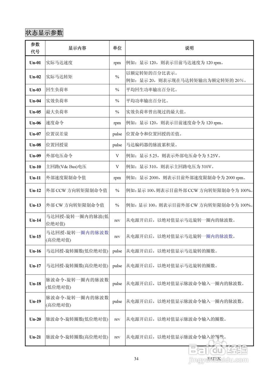 FATEK FSD-A2系列伺服驱动使用手册:[4]