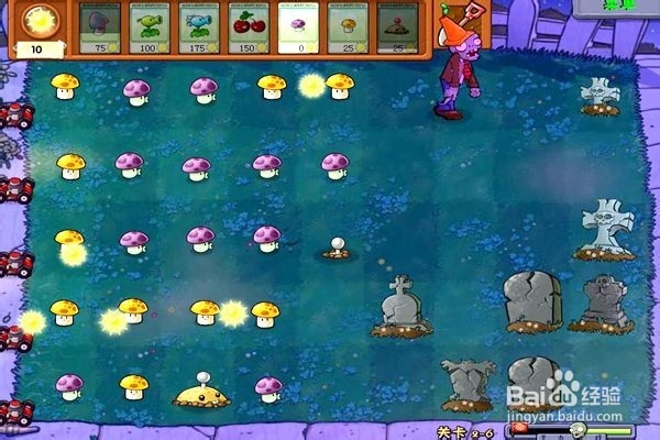 植物大战僵尸通全关的攻略。（十六第2---6关）