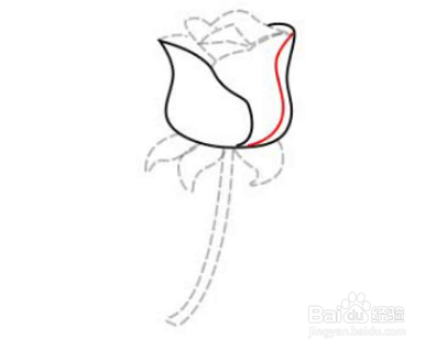 简笔画如何画玫瑰花