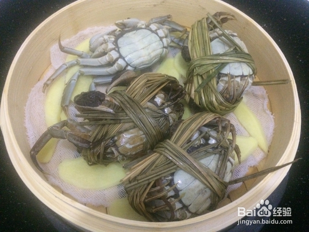 馋哭朋友的清蒸大闸蟹