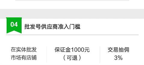 微店批发号进驻条件流程