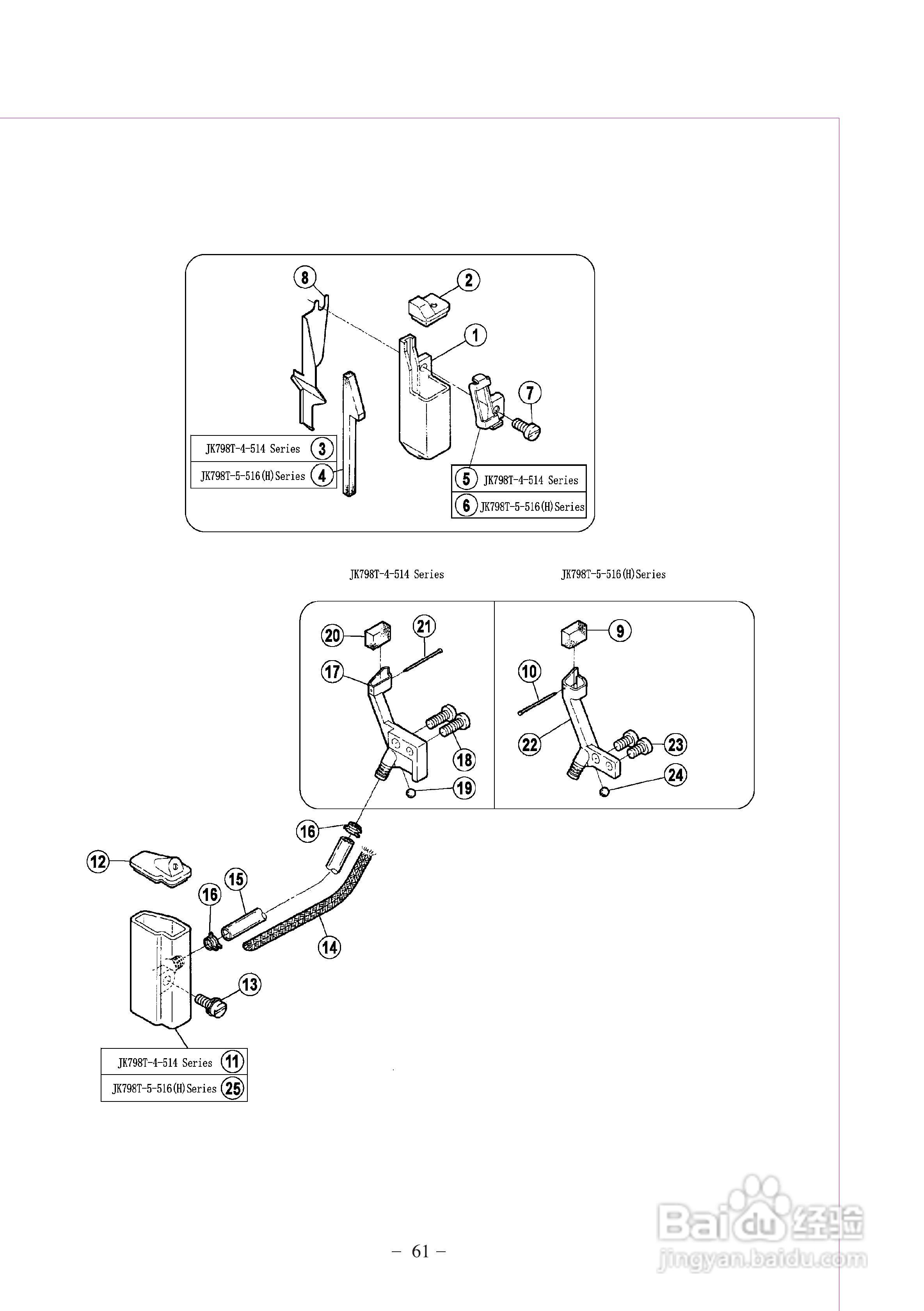 JK-798T型差动式超高速包缝机使用说明:[7]