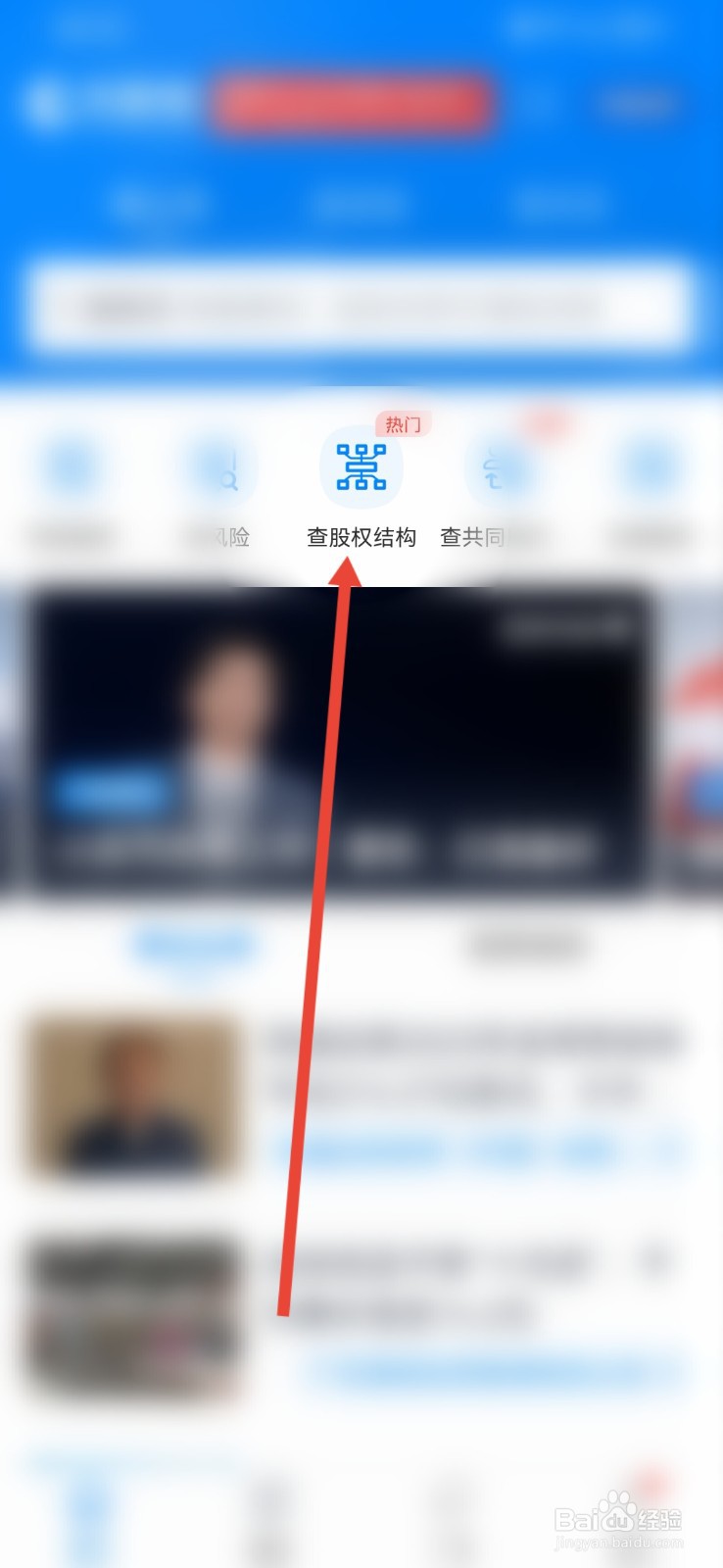 如何查询股权结构？