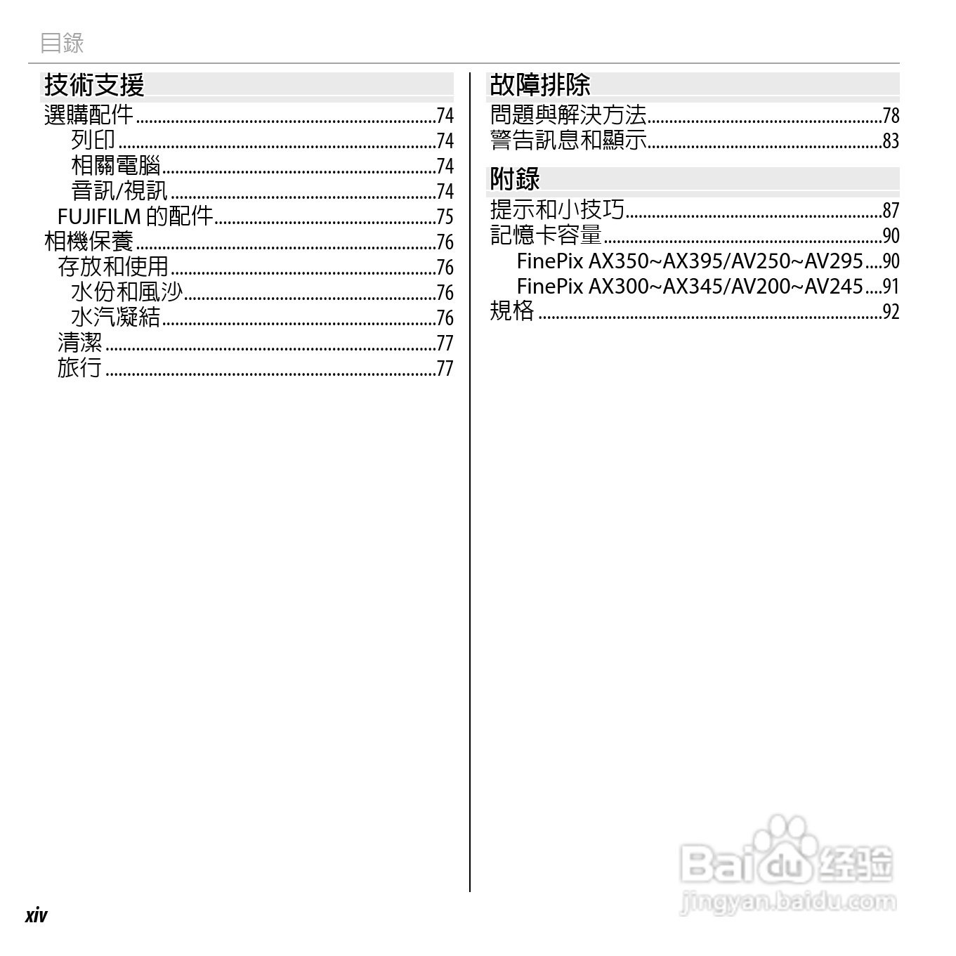 富士FinePix AV205数码相机使用说明书:[2]