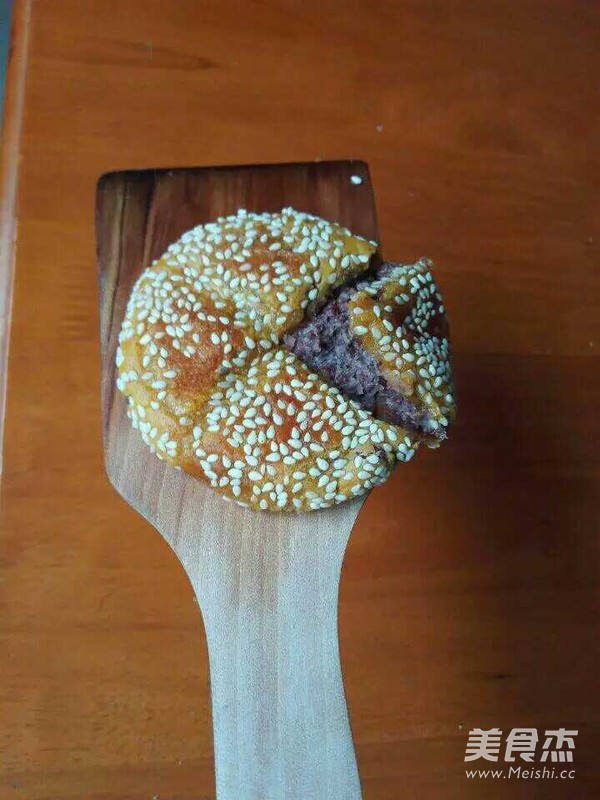 紫薯南瓜芝麻饼