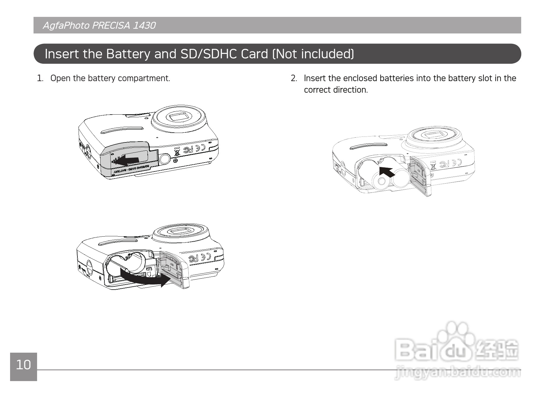爱克发AgfaPhoto PRECISA 1430数码相机使用说明书:[2]
