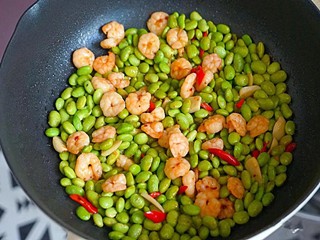 毛豆炒虾仁怎么做