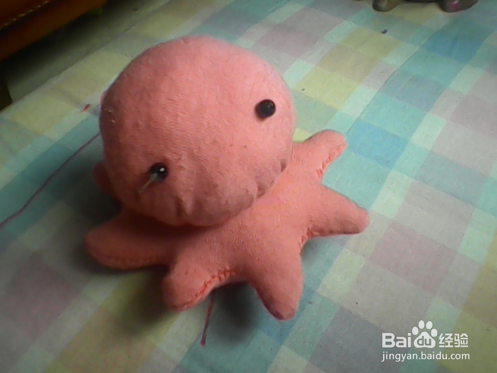 如何用不穿的衣服做玩偶--章鱼(八爪鱼)