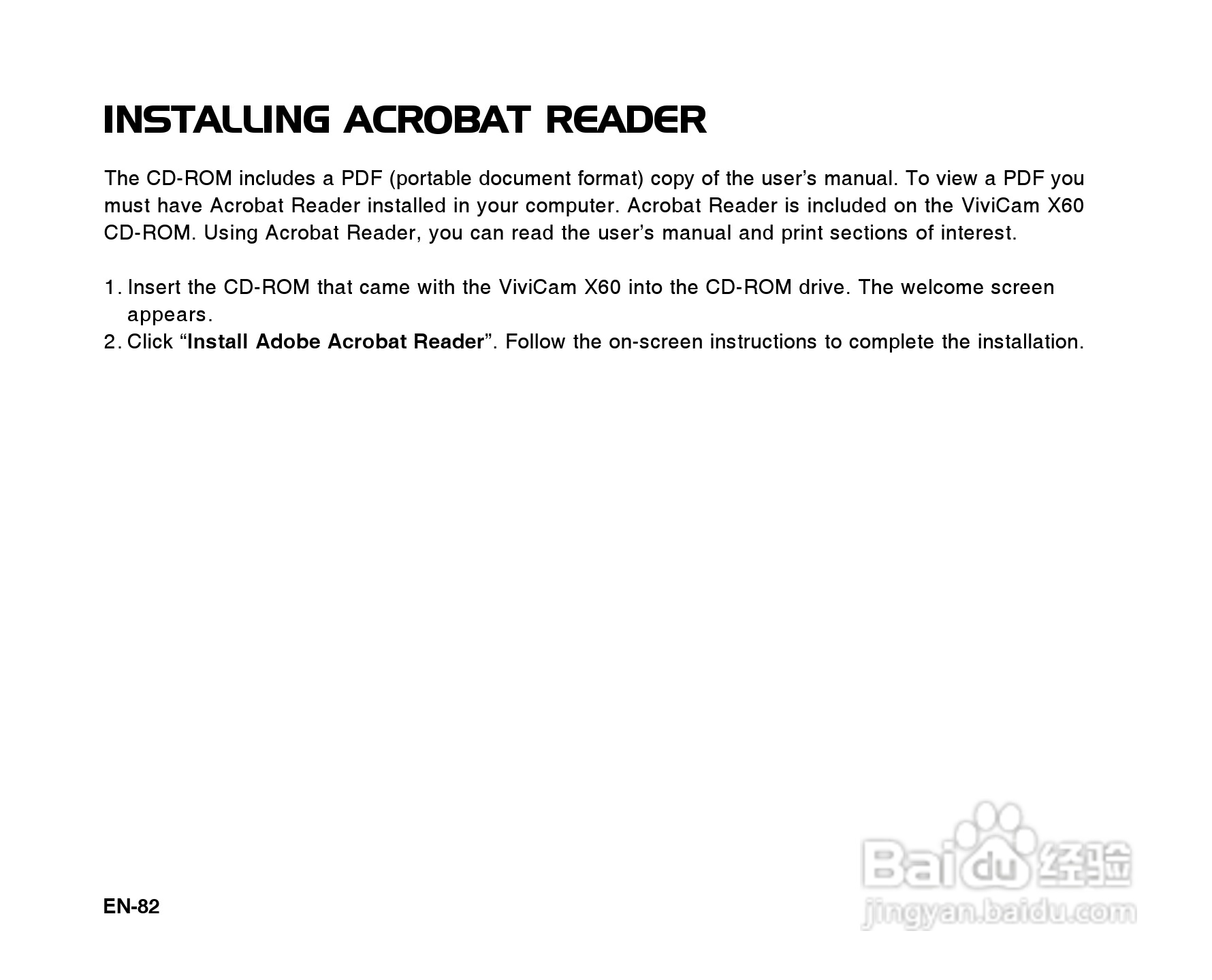 威达ViviCam X60数码相机使用说明书:[9]