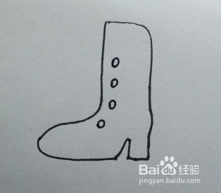 简笔画：靴子（简单易学）